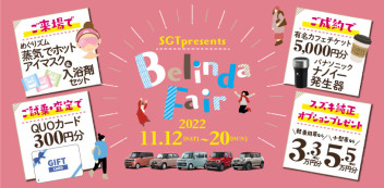 ◆◇11月１２日(土)から Blinda Fair (ベリンダフェア)STRTします◆◇